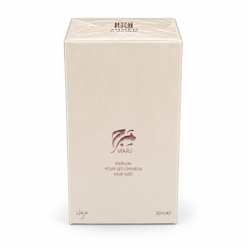 Marj Hair Mist 50ml by Ahmed Al Maghribi — retail packaging