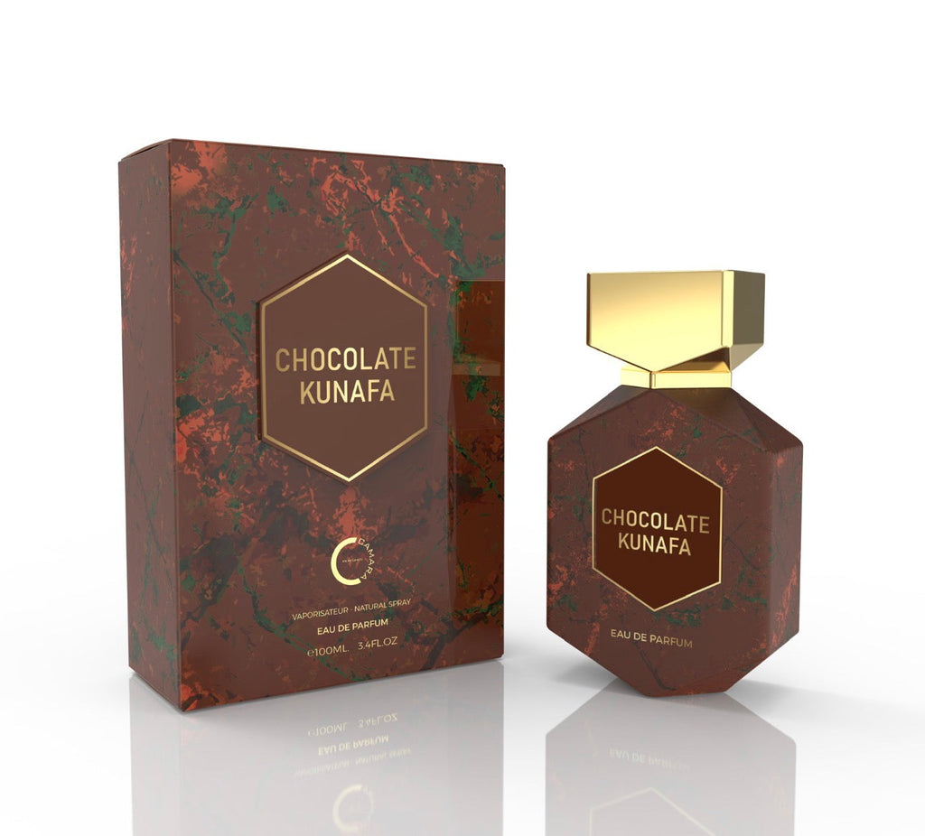 Camara Chocolate Kunafa 100ml Eau de Parfum bottle and box
