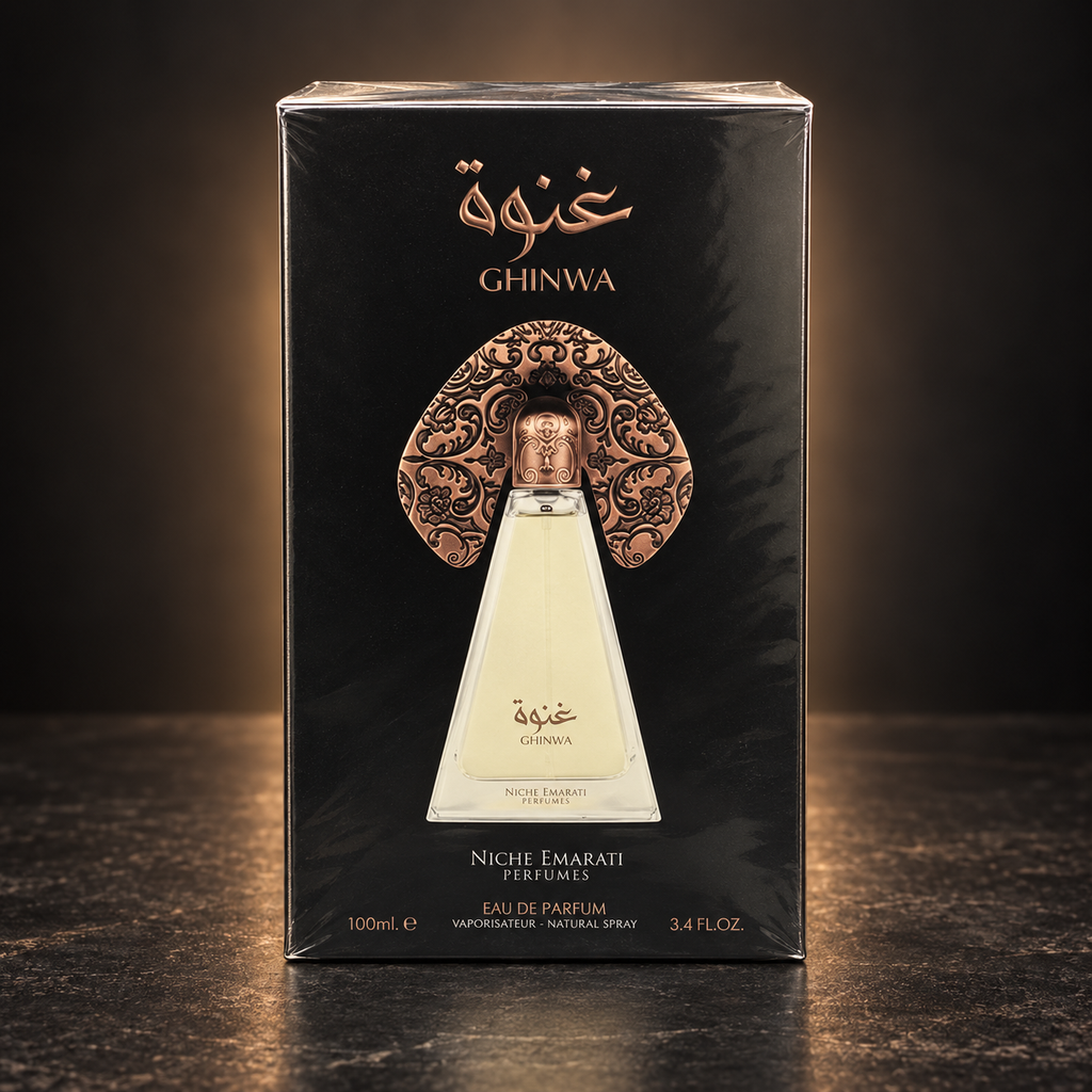 Ghinwa retail packaging studio view