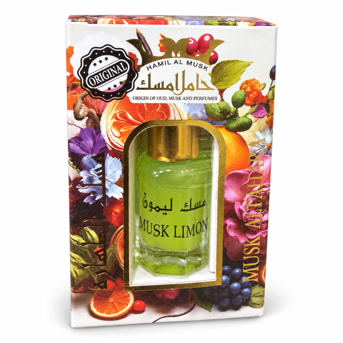 Hamil Al Musk Lemon Musk in its retail packaging