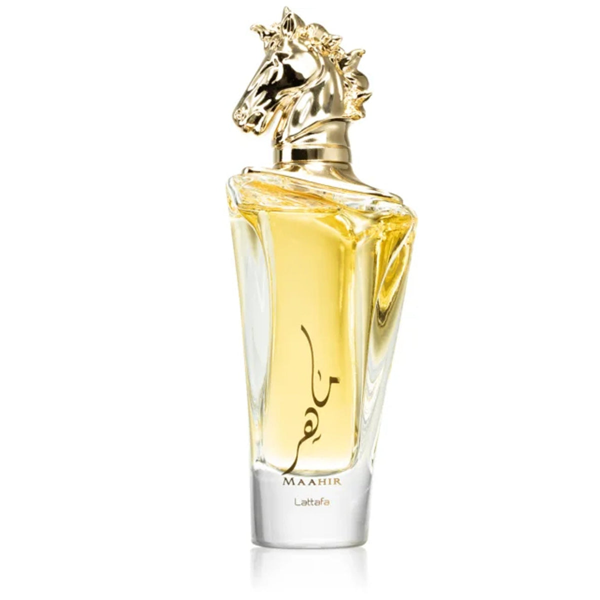 Lattafa Maahir Gold 100ml perfume bottle