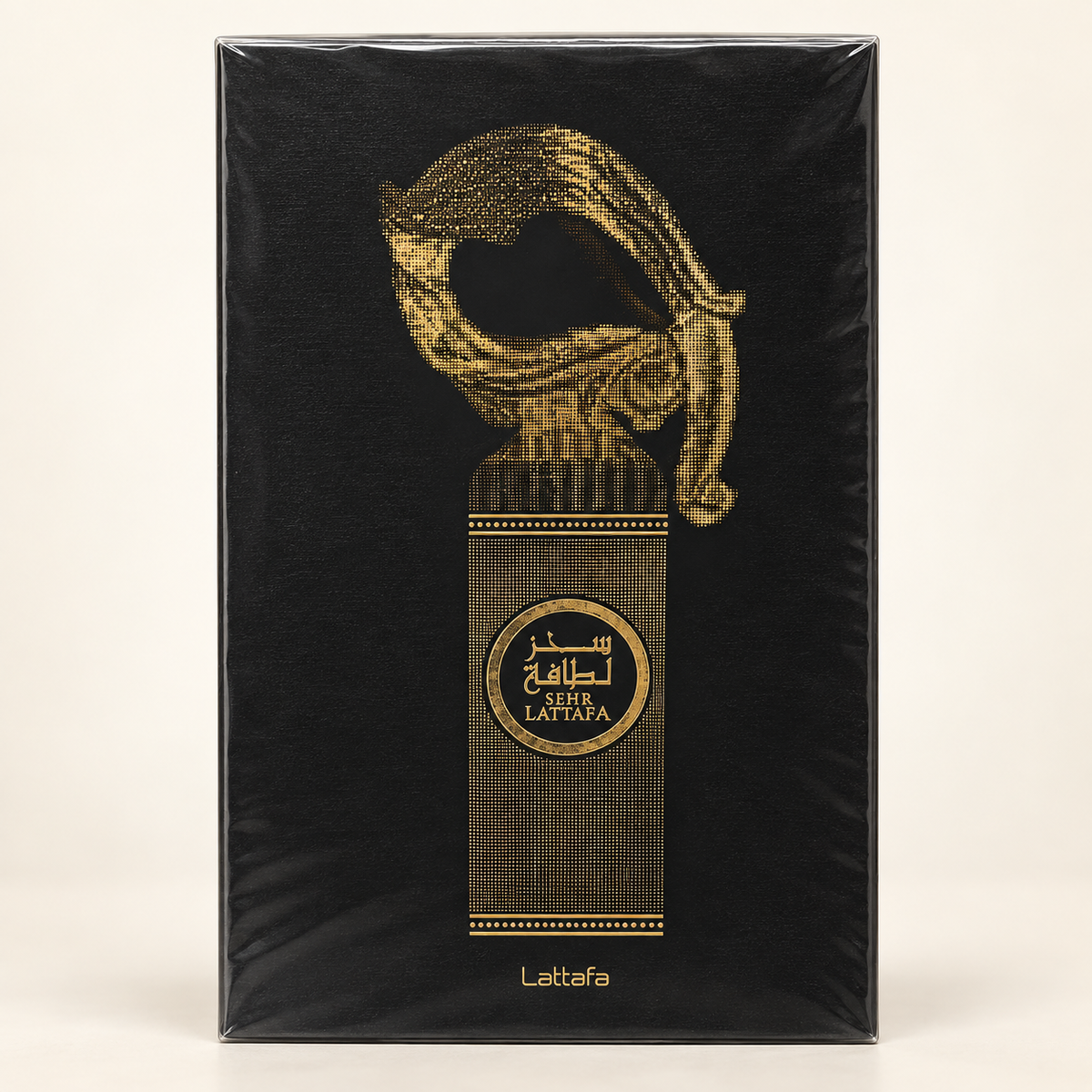 Sehr perfume retail packaging - detail view