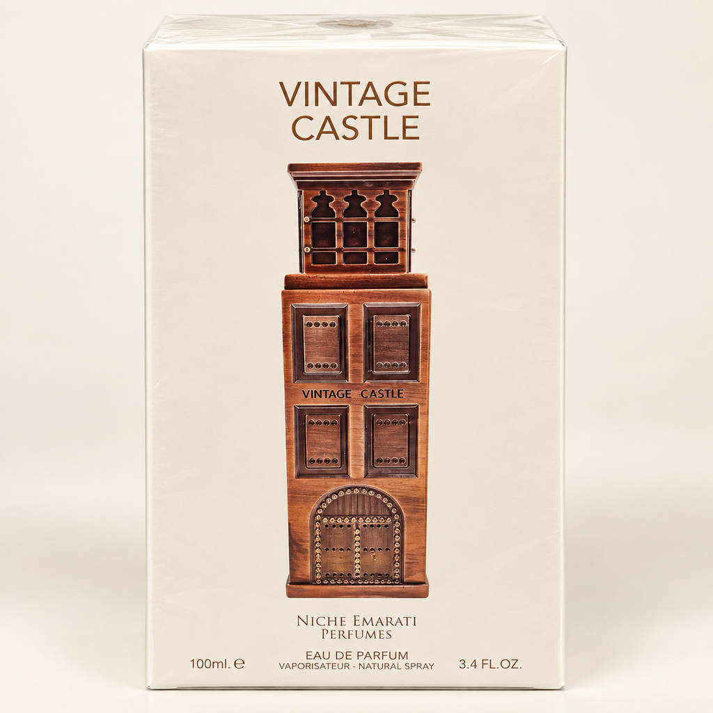 Vintage Castle retail packaging detail view